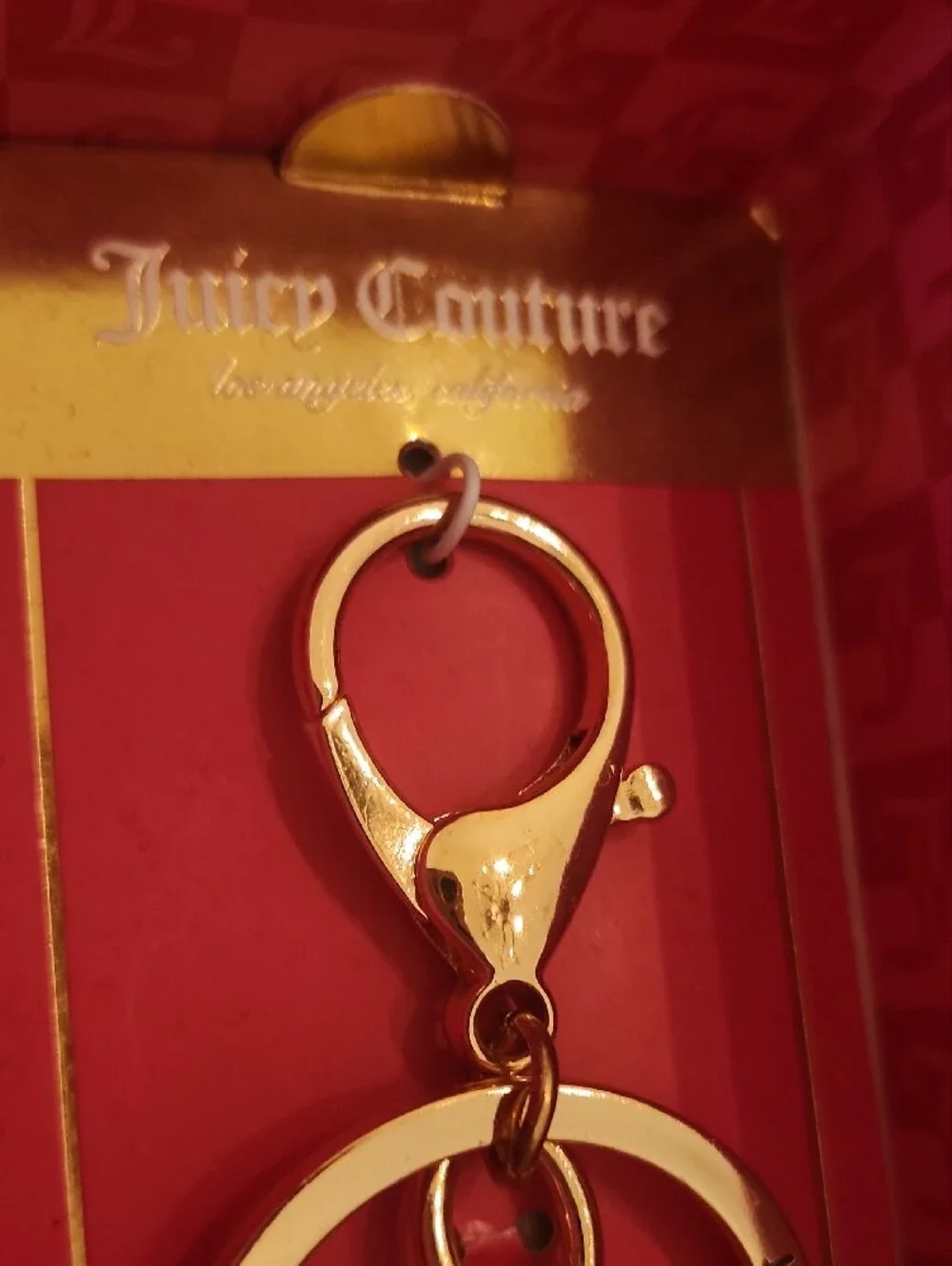 Juicy Couture Palm Tree With Crown Keychain Holder.
